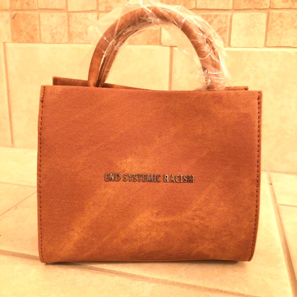 Brandon Blackwood tan canvas ESR tote
